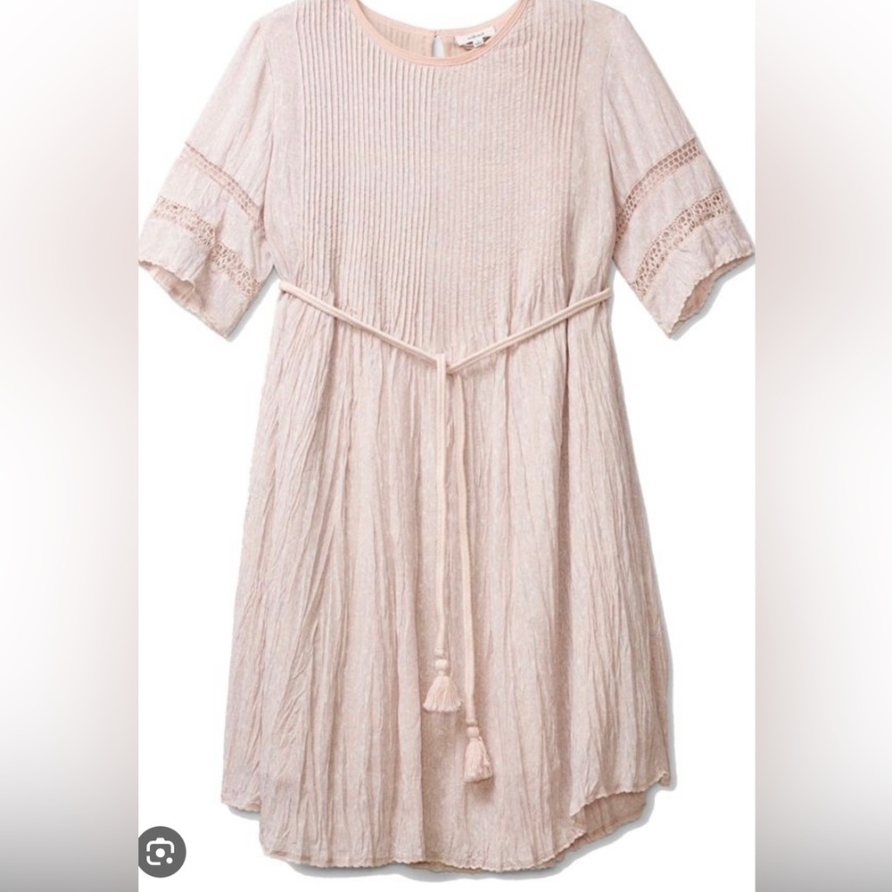 Aritzia Wilfred Pink Sonore Dress